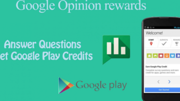 How do I get paid from Google Opinion Rewards?