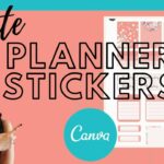How do you make a digital planner sticker in Canva?