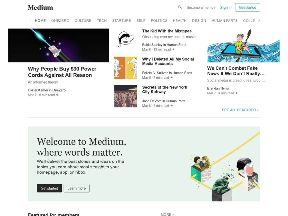 What are best Medium publications?