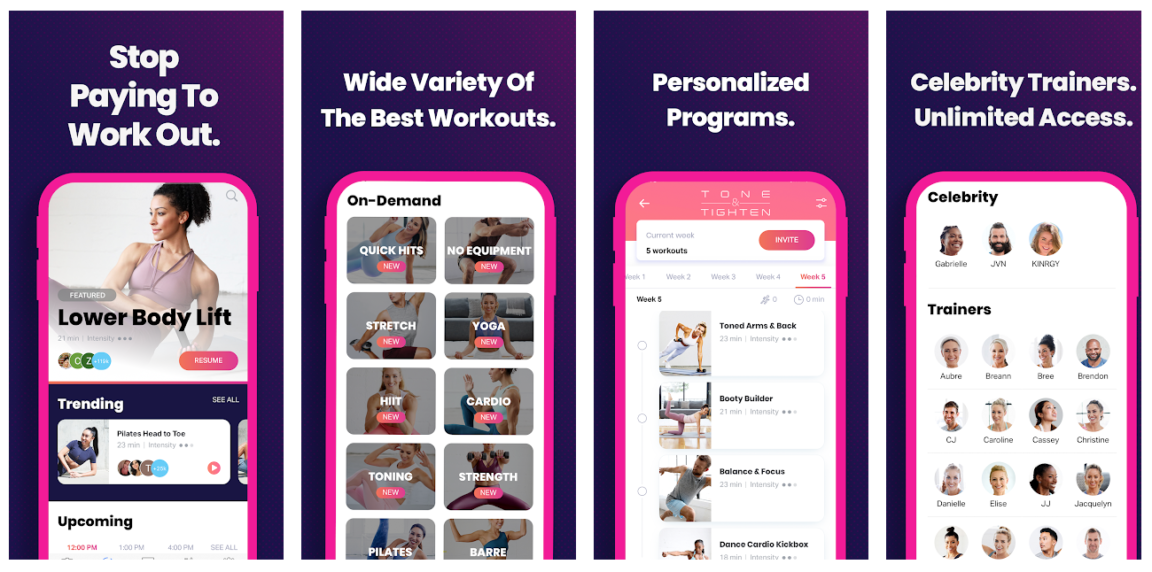 What is the best free exercising app?