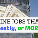 What kind of jobs pay daily?