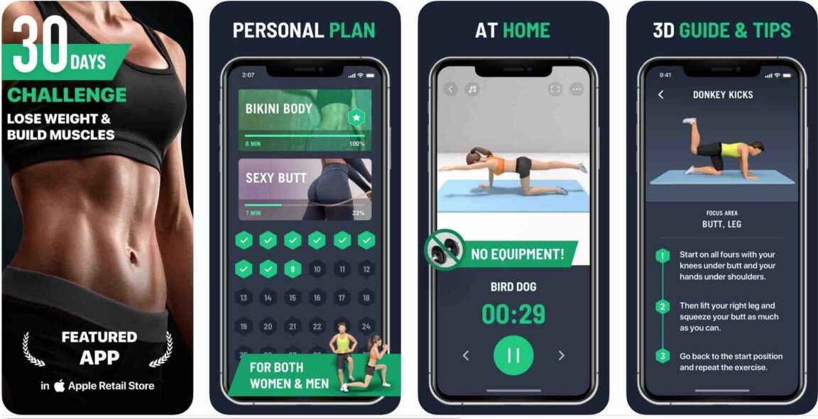 Which is the best home workout app for free?