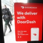 Who receives the DoorDash delivery fee?