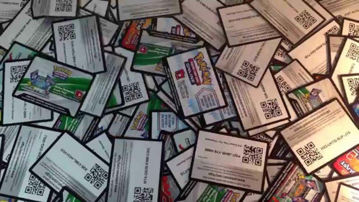Can you sell Pokémon card codes?