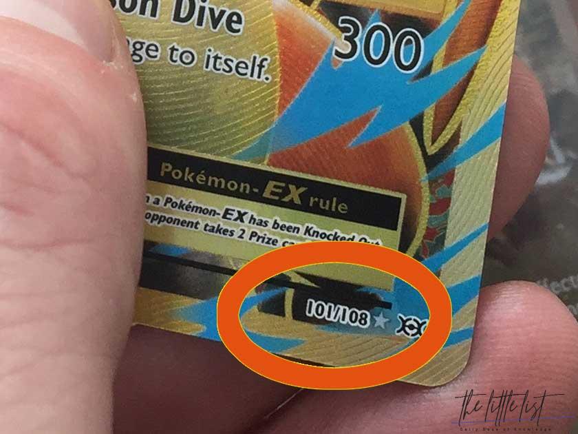 How do you tell if a Pokémon card is rare?