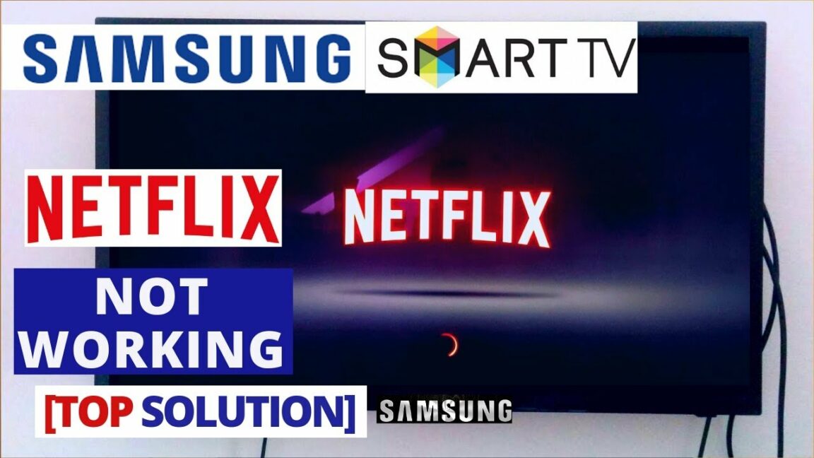 How do you update Netflix on a Samsung TV?