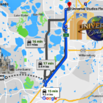 How much is a taxi from Universal to Disney?