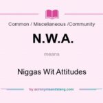 What does N.W.A stand for in Snapchat?