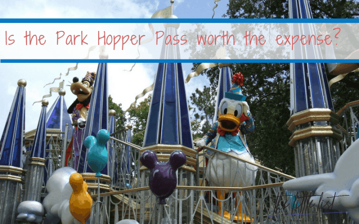 What does the park Hopper ticket include?