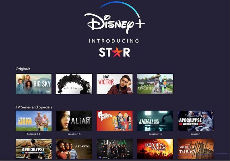 Where is Disney Plus Star available?